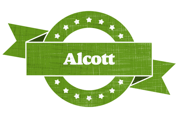 Alcott natural logo