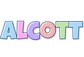 Alcott pastel logo