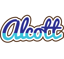 Alcott raining logo