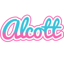 Alcott woman logo