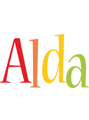 Alda birthday logo