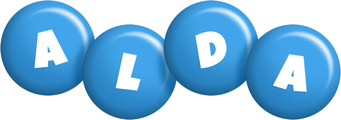 Alda candy-blue logo