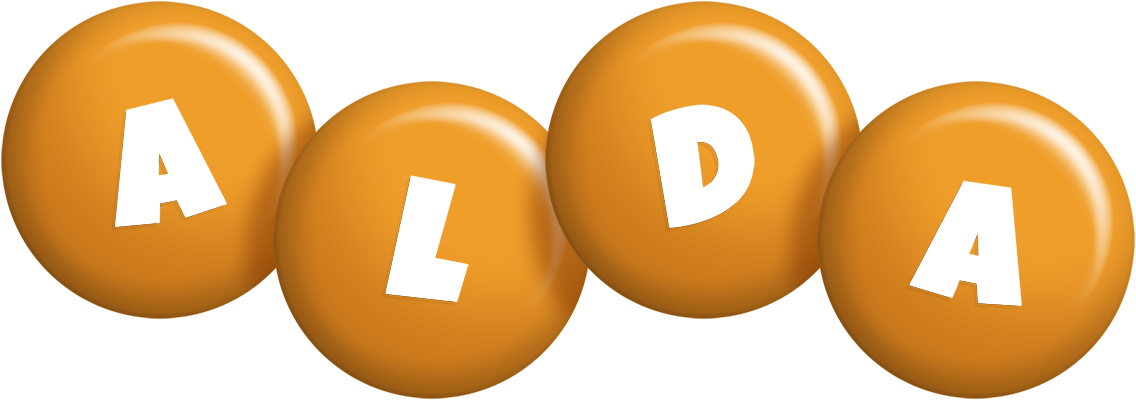 Alda candy-orange logo