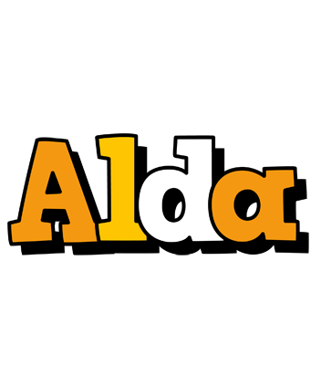 Alda cartoon logo