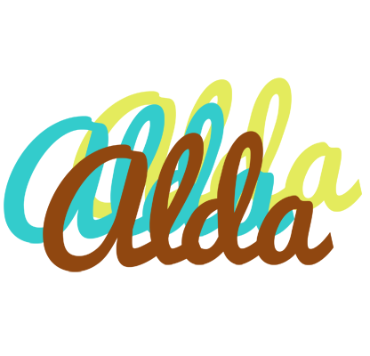 Alda cupcake logo