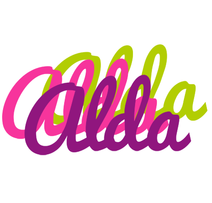 Alda flowers logo