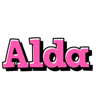 Alda girlish logo