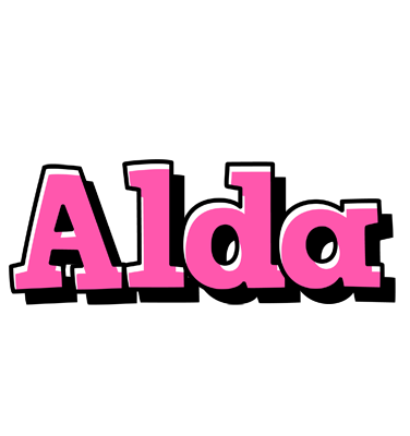 Alda girlish logo