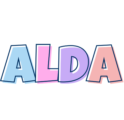 Alda pastel logo