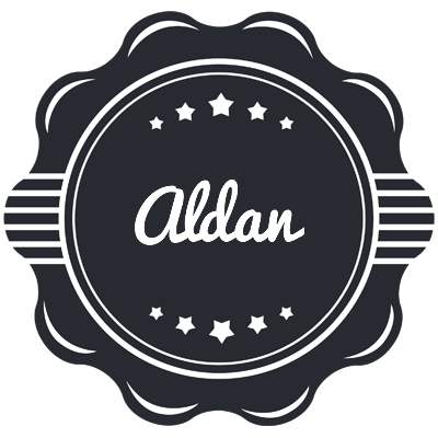 Aldan badge logo