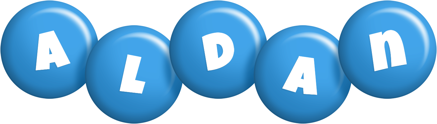 Aldan candy-blue logo