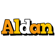 Aldan cartoon logo