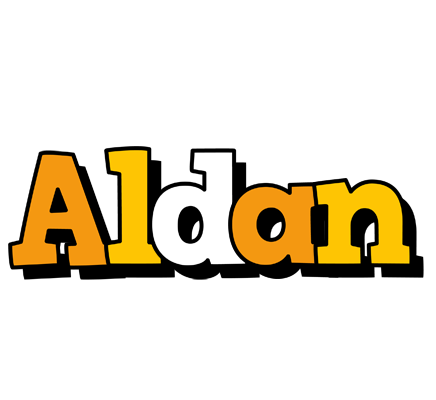 Aldan cartoon logo