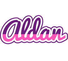 Aldan cheerful logo