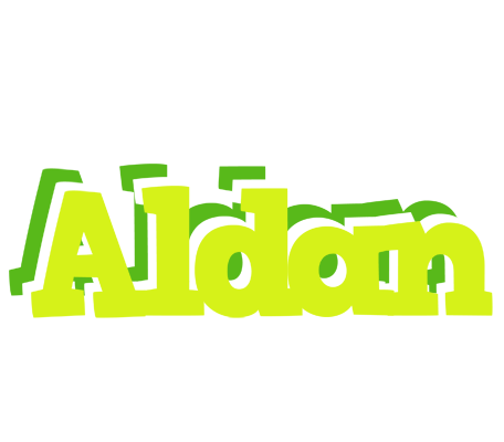 Aldan citrus logo