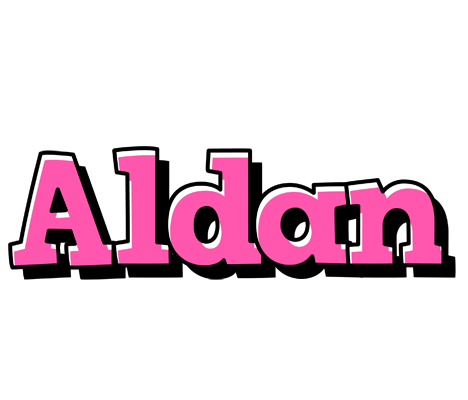 Aldan girlish logo