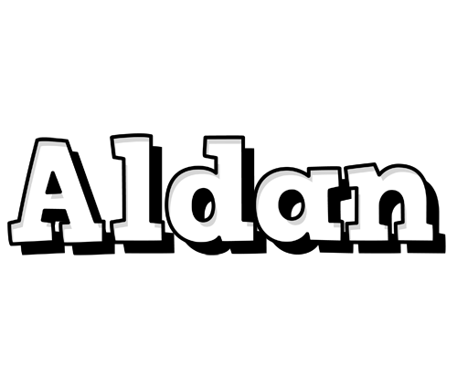 Aldan snowing logo