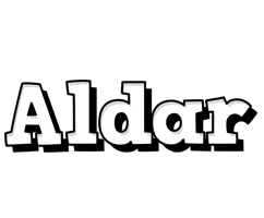 Aldar snowing logo