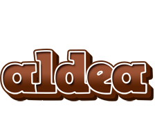 Aldea brownie logo