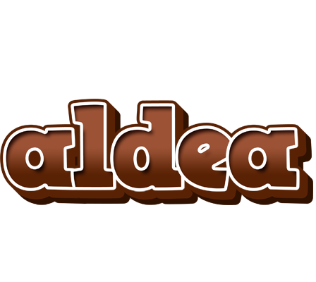 Aldea brownie logo