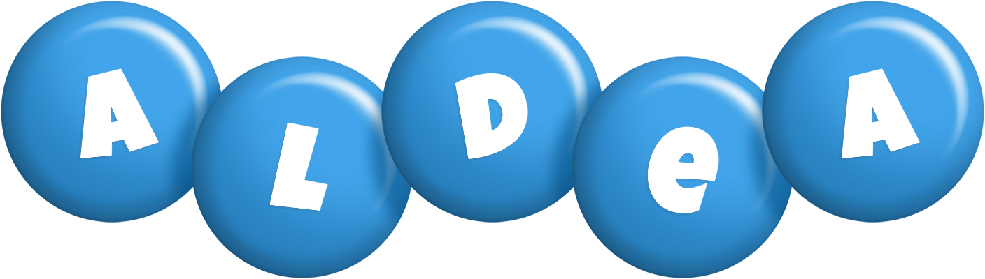 Aldea candy-blue logo