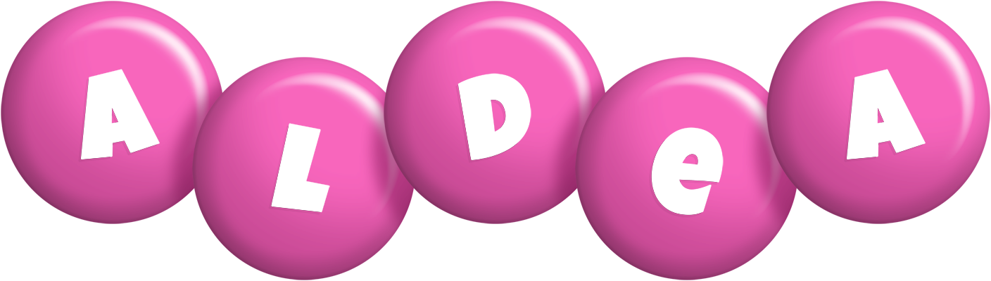 Aldea candy-pink logo
