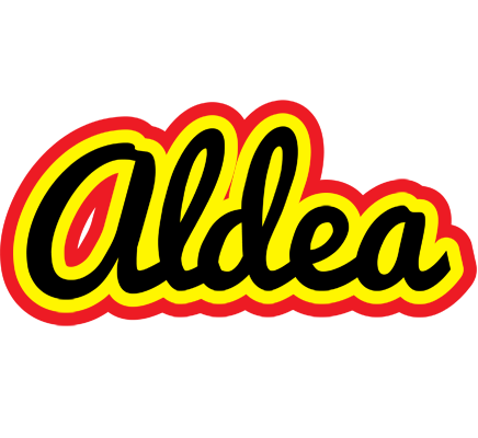 Aldea flaming logo