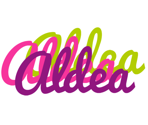 Aldea flowers logo