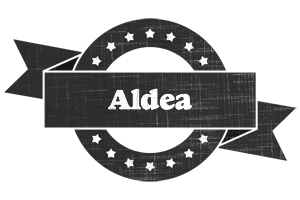 Aldea grunge logo