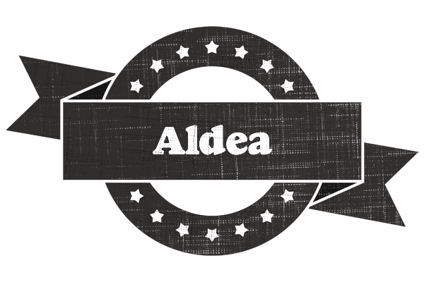 Aldea grunge logo