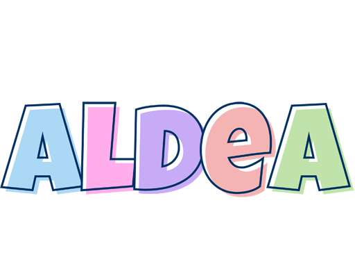 Aldea pastel logo