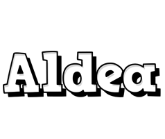 Aldea snowing logo