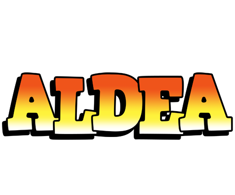 Aldea sunset logo