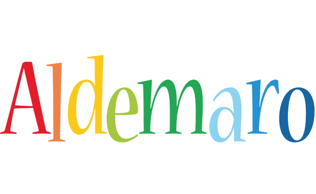 Aldemaro birthday logo