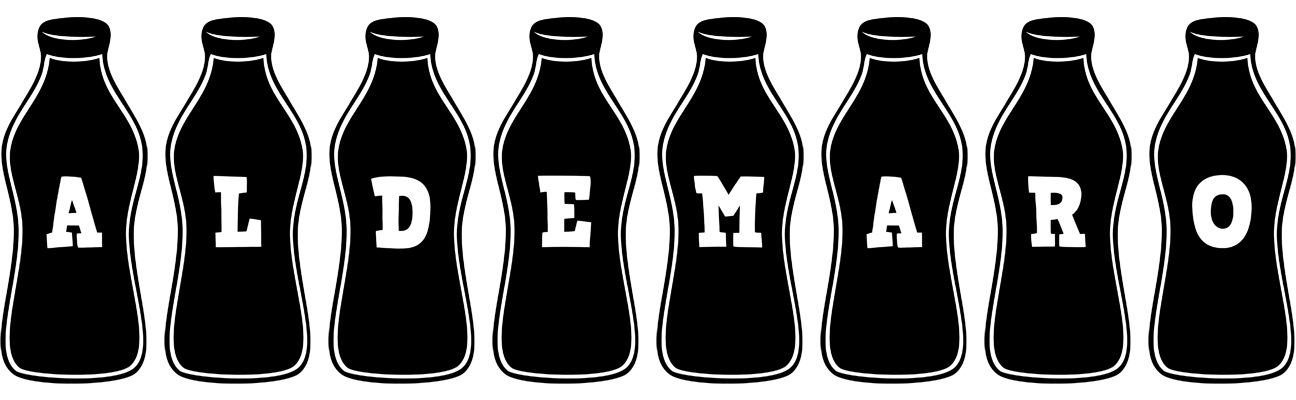 Aldemaro bottle logo