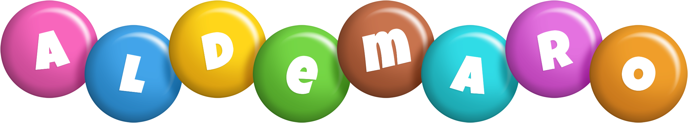 Aldemaro candy logo
