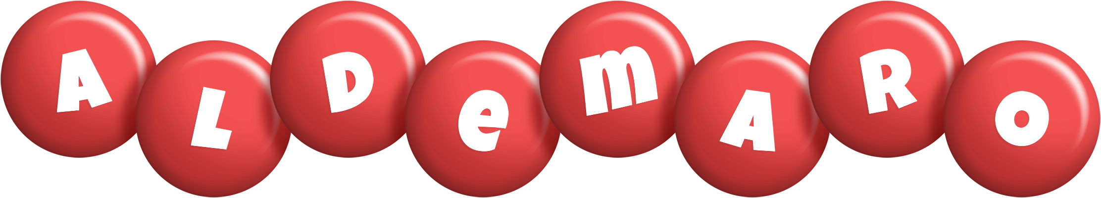 Aldemaro candy-red logo