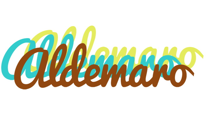 Aldemaro cupcake logo