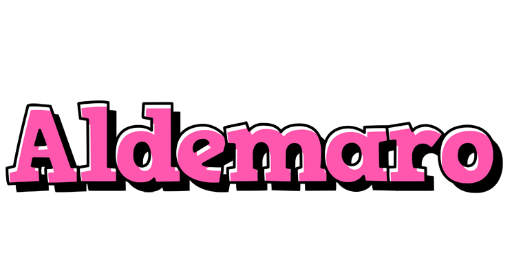 Aldemaro girlish logo
