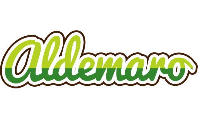 Aldemaro golfing logo