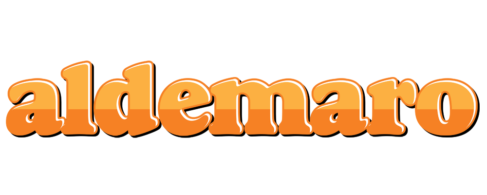 Aldemaro orange logo