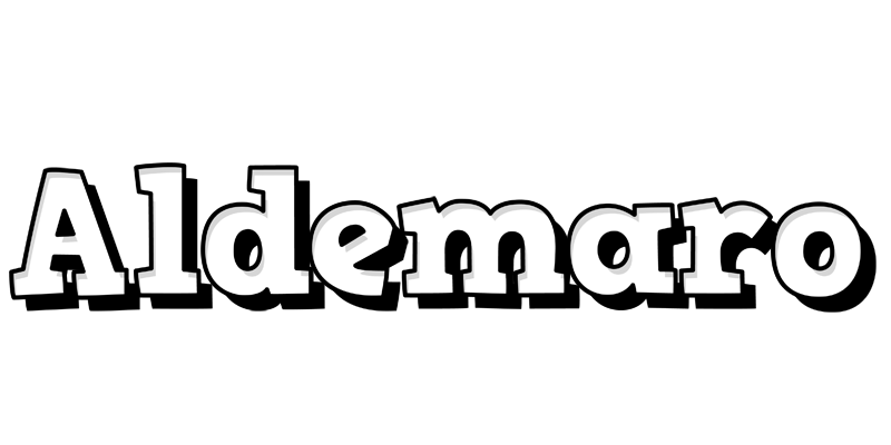 Aldemaro snowing logo