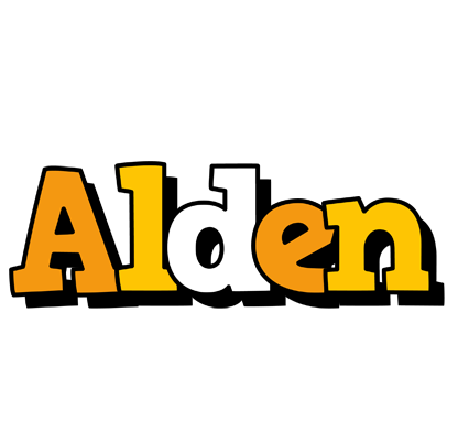 Alden cartoon logo
