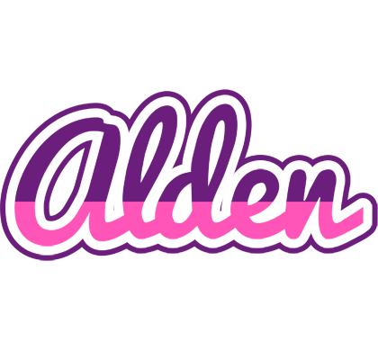 Alden cheerful logo