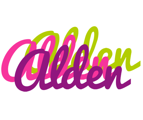 Alden flowers logo