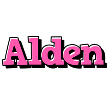 Alden girlish logo