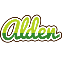 Alden golfing logo