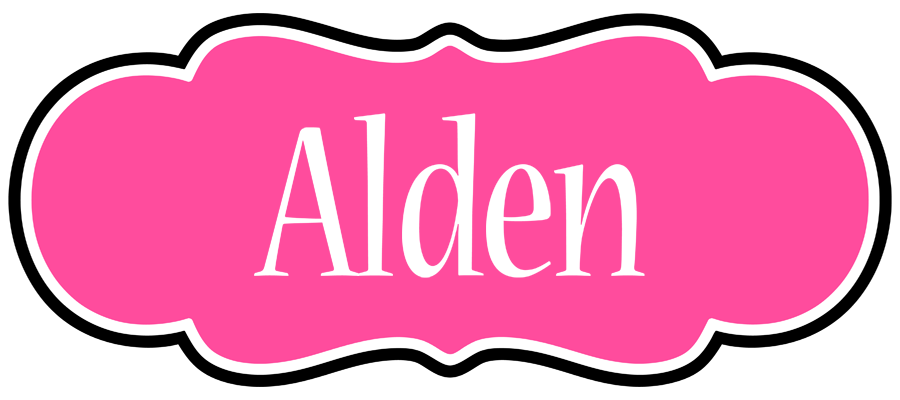 Alden invitation logo