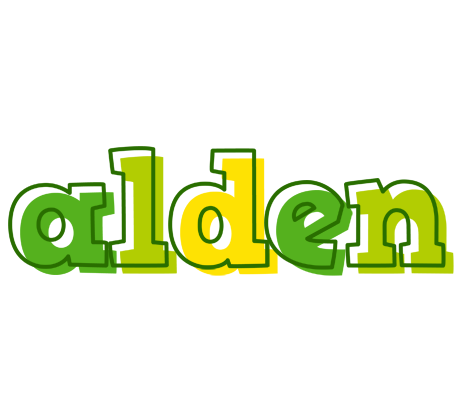 Alden juice logo