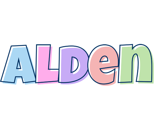 Alden pastel logo